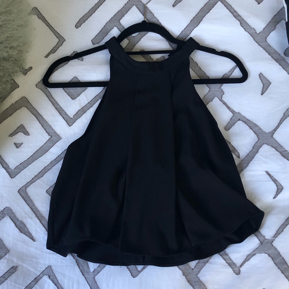 Black Halter Top - image 3